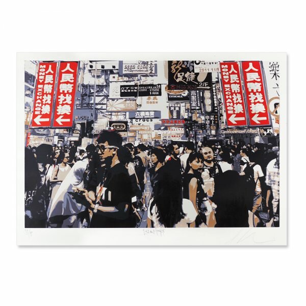 Elk print Lost in mongkok screen print