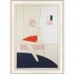 Stephen Baker "Lady in Red" screen print
